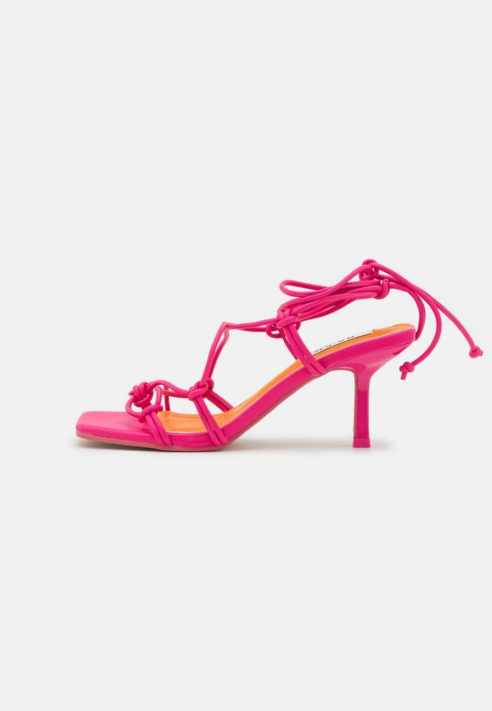 NA-KD KNOTTED ANKLE STRAP STILETTO - Tongs - Pink 2 NA-KD KNOTTED ANKLE STRAP STILETTO - Tongs - Pink – Image 2
