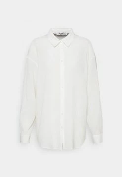 NA-KD STRUCTURED - Chemisier - Offwhite