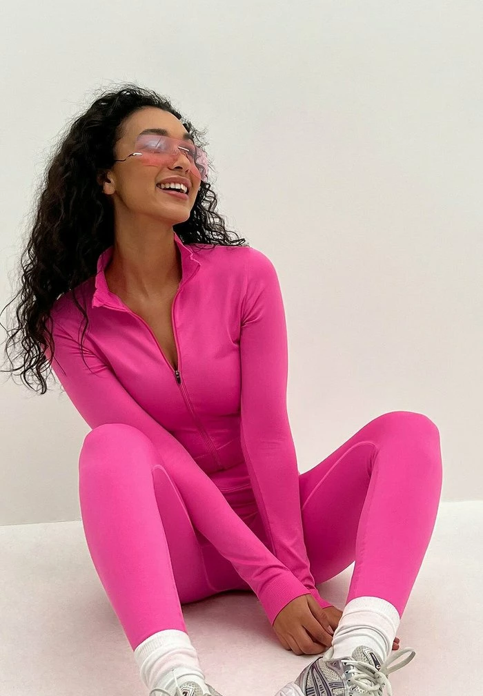 NA-KD HOHER TAILLE - Legging - Pink 4 NA-KD HOHER TAILLE - Legging - Pink – Image 4