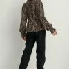 NA-KD Blouse - Brown -NA-KD Soldes Magasin 5c61cc459f864698bf164256254d7f97