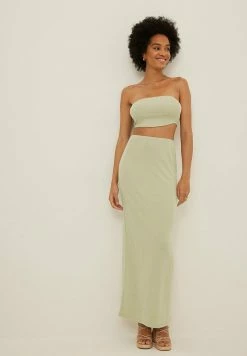 NA-KD Jupe Longue - Green