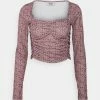 NA-KD FRILL DETAIL RUCHED - T-shirt à Manches Longues - Pink 10 NA-KD FRILL DETAIL RUCHED - T-shirt à Manches Longues - Pink -NA-KD Soldes Magasin 5eded11a00c74f9fb35c624f732bd8f9