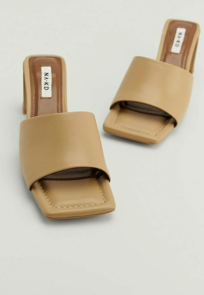 NA-KD HALBSCHUHE MIT GEPOLSTERTER SOHLE - Mules - Pale Banana 3 NA-KD HALBSCHUHE MIT GEPOLSTERTER SOHLE - Mules - Pale Banana – Image 3