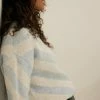 NA-KD DIAGONAL GESTREIFTER - Pullover - Light Blue/white -NA-KD Soldes Magasin 5f8200f6ae1345a692a28202a7650731