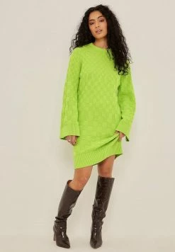 NA-KD Robe Pull - Neon Green