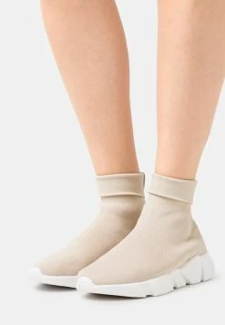 NA-KD TURBO - Baskets Montantes - Beige