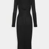 NA-KD DEEP BACK MIDI DRESS - Robe Fourreau - Black 17 NA-KD DEEP BACK MIDI DRESS - Robe Fourreau - Black -NA-KD Soldes Magasin 61656c2dfed041088360d8b858a5b5db