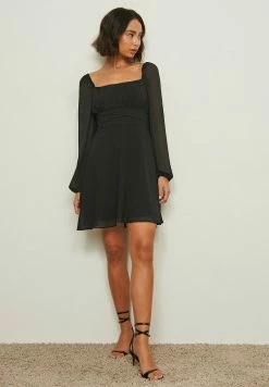 NA-KD Robe De Jour - Black