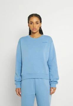 NA-KD LOGO BASIC - Sweatshirt - Dusty Blue