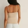 NA-KD MIT SPAGHETTI-TRÄGERN - Débardeur - Light Beige -NA-KD Soldes Magasin 653bc1d5cb974d3c892f90d9204fc18a