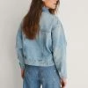 NA-KD Veste En Jean - Light Blue -NA-KD Soldes Magasin 675cbaa2d2e4481d95deb46f108cd141
