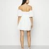 NA-KD EMBROIDERED MINI DRESS - Robe De Soirée - White -NA-KD Soldes Magasin 6780a7bef89148be86e9df6cebd86ce0