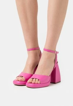 NA-KD CHUBBY RETRO - Sandales à Plateforme - Pink