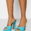 NA-KD MULES - Mules à Talons - Turquoise Blue -NA-KD Soldes Magasin 6b5d6103c1864fb9ab6049e0ad1f6bea