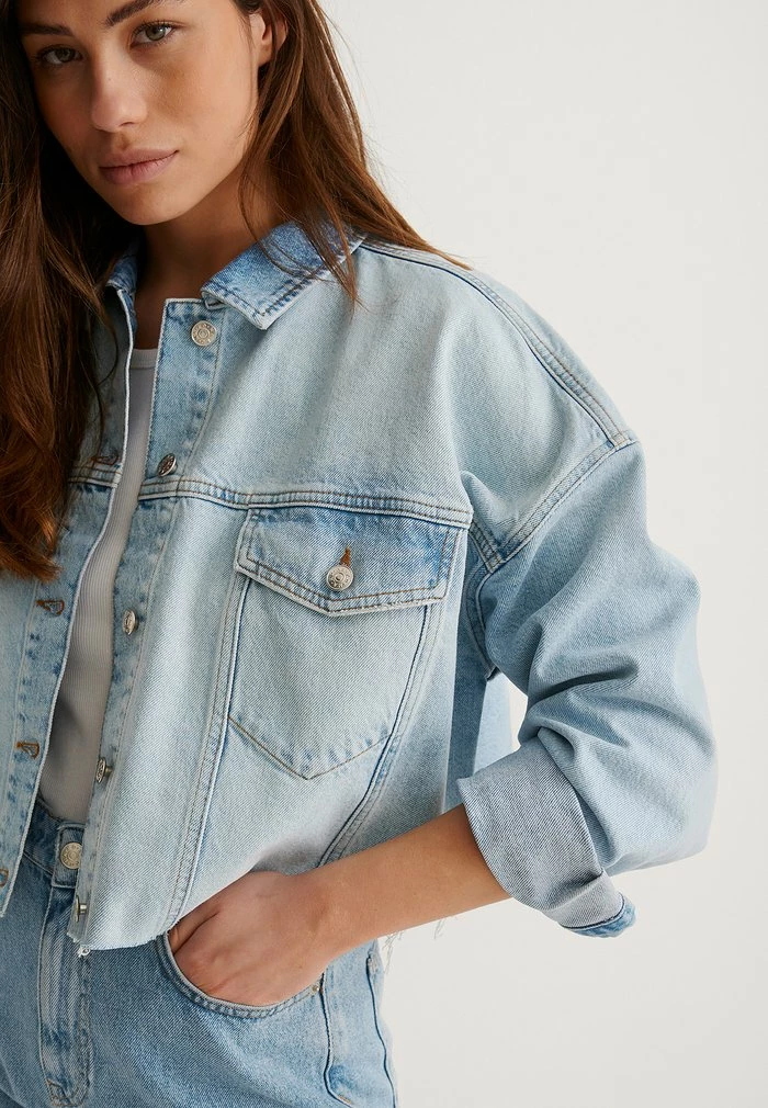 NA-KD Veste En Jean - Light Blue 3 NA-KD Veste En Jean - Light Blue – Image 3