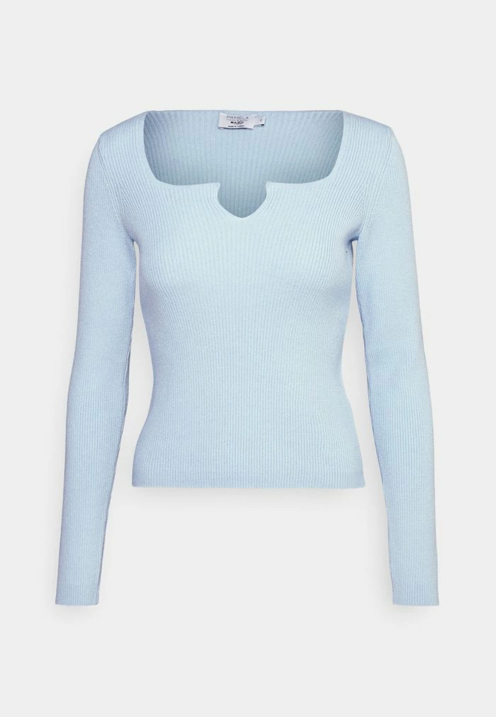 NA-KD T-shirt à Manches Longues - Dusty Blue 4 NA-KD T-shirt à Manches Longues - Dusty Blue – Image 4