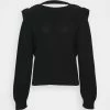 NA-KD OPEN BACK - Pullover - Black -NA-KD Soldes Magasin 6ff3858638194183b02e0f5d6d70c18f
