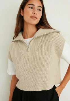 NA-KD Gilet - Beige