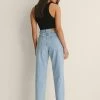 NA-KD Jean Boyfriend - Vintage Blue -NA-KD Soldes Magasin 70986ee6d451498ca3fd1cd002b0a103