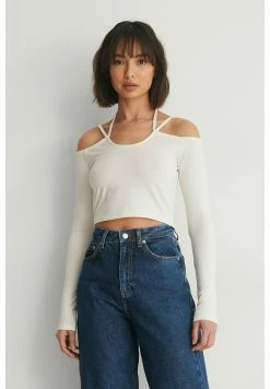 NA-KD T-shirt à Manches Longues - Offwhite