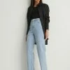 NA-KD Jean Droit - Vintage Blue -NA-KD Soldes Magasin 7417e6b1dcec489ebca3e561b19c5da8