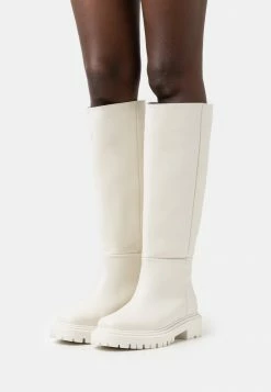 NA-KD WIDE FIT SHAFT BOOTS - Bottes - Cream