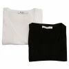 NA-KD 2 PACK - T-shirt Basique - White/white -NA-KD Soldes Magasin 7760b2faad3641dc9125fca7f4afb2f5