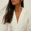 NA-KD Blouse - Off White -NA-KD Soldes Magasin 7b313b714eeb4d1d9208b58a14156f87