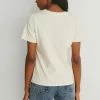 NA-KD T-shirt Basique - Eggshell -NA-KD Soldes Magasin 7b342e151dad43c68b3762ff0a49730b