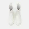 NA-KD ELASTIC PROFILE BOOTS - Bottines à Plateau - White -NA-KD Soldes Magasin 7c15c46df3564579b6fc8c78a56894e0