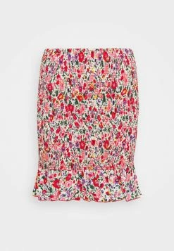 NA-KD SMOCKED MINI SKIRT - Jupe Crayon - Multi
