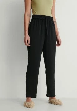 NA-KD RELAXED - Pantalon De Survêtement - Black