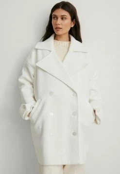 NA-KD Manteau Court - White