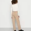 NA-KD STRAIGHT PANTS - Pantalon Classique - Dark Beige -NA-KD Soldes Magasin 7e2e4274064e43da8281e973a43ab09a
