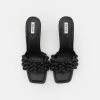 NA-KD MULTIKNOT - Mules à Talons - Black -NA-KD Soldes Magasin 7f5c2b827a28466d80a273d56f53719b