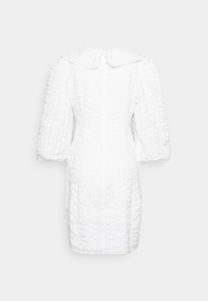 NA-KD BALLON SLEEVE DRESS - Robe De Jour - White 2 NA-KD BALLON SLEEVE DRESS - Robe De Jour - White – Image 2