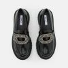 NA-KD EMBELLISHED LOAFERS - Mocassins - Black -NA-KD Soldes Magasin 7fe4c16eabaf4ec3896778a585424d3e
