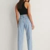 NA-KD Jean Droit - Vintage Blue -NA-KD Soldes Magasin 814bf2998c314180a9311063f74c5a20