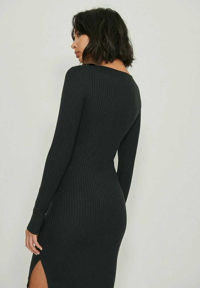 NA-KD Robe Fourreau - Black 3 NA-KD Robe Fourreau - Black – Image 3