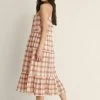NA-KD Robe De Jour - Red Check -NA-KD Soldes Magasin 81e10e87c7a84fca873555a0640c31ee
