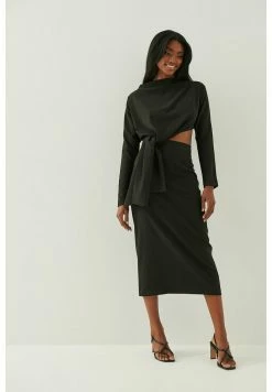 NA-KD Robe Fourreau - Black