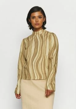 NA-KD Blouse - Mustard Yellow