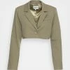 NA-KD BOXY - Blazer - Khaki Green -NA-KD Soldes Magasin 83f0bfd615d2401895e65e2e8b5be07c
