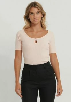 NA-KD T-shirt Imprimé - Dusty Pink