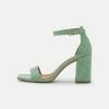 NA-KD BASIC BLOCK - Sandales - Sage Green -NA-KD Soldes Magasin 84941481c25143ff9404872c1c06c9b7