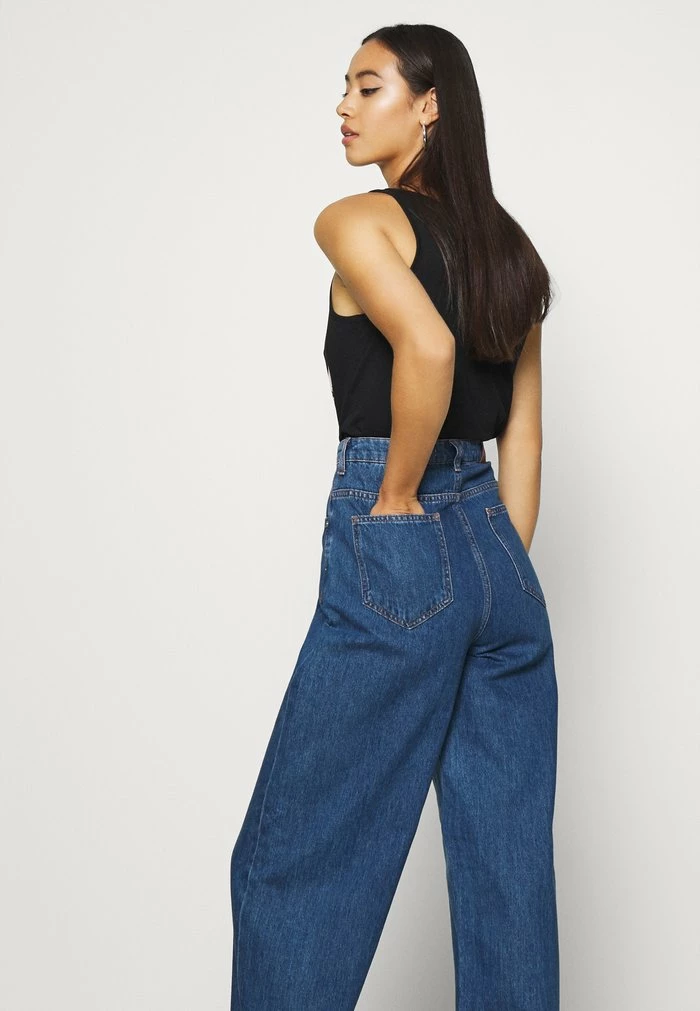 NA-KD WIDE LEG - Jean Droit - Mid Blue 5 NA-KD WIDE LEG - Jean Droit - Mid Blue – Image 5