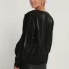 NA-KD Blouse - Black -NA-KD Soldes Magasin 87326ba140834ef0a4fc373bb1dde84d