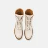 NA-KD SLIM LACE UP BOOTS - Bottines à Plateau - Creme -NA-KD Soldes Magasin 87527a725b8f4bd8bb592cdfc750235f