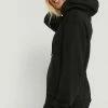 NA-KD GEBÜRSTETER - Sweat à Capuche - Black -NA-KD Soldes Magasin 87e9826a628c457da8e6456cd060be86