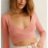 NA-KD ZUM WICKELN - Pullover - Dusty Pink -NA-KD Soldes Magasin 8a3e5d4eb95d4f11a3066fbed7771a7f